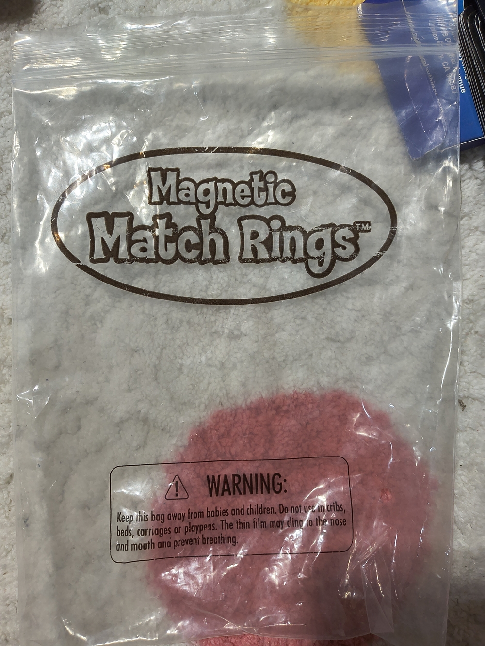 Magnetic Match Rings Stacking Toy - Multicolor - Picture 2 of 3